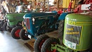“Markenfremde” historische Traktoren in der Sammlung des Bautz Museums in Bad Saulgau. | Bild: SWR/Dominic Böttcher